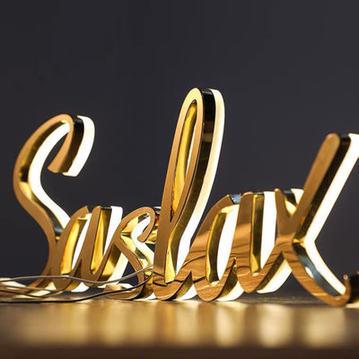 Pędzel Ss 3d Letter Signgold podświetlane logo Light Up 20mm