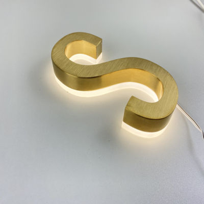 Pędzel Ss 3d Letter Signgold podświetlane logo Light Up 20mm