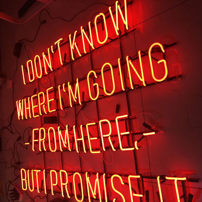 Dekoracja sklepu Metalowe ramki Neonowe znaki słowne na ścianę