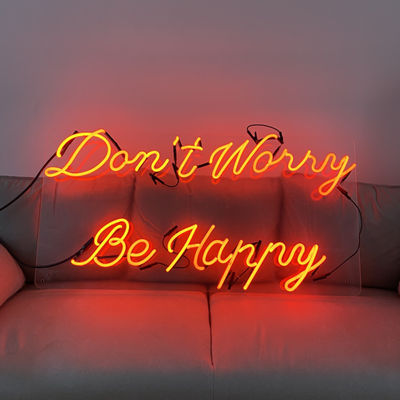 Zewnętrzne niestandardowe litery alfabetu neonowego 12VDC Czerwone oświetlenie