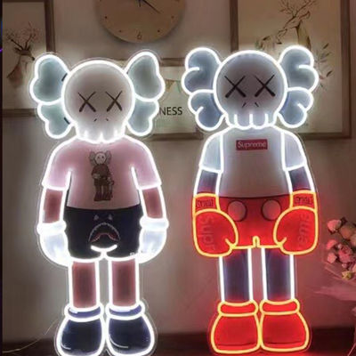 Fashion Design KAWS Niestandardowe światło neonowe 175mm 190mm