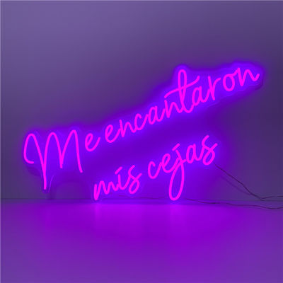 Fioletowy elastyczny neon LED naścienny podświetlany 51200 godzin