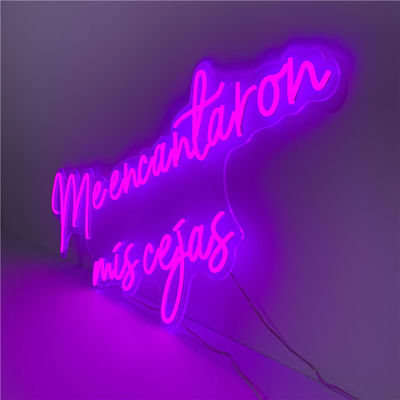 Fioletowy elastyczny neon LED naścienny podświetlany 51200 godzin