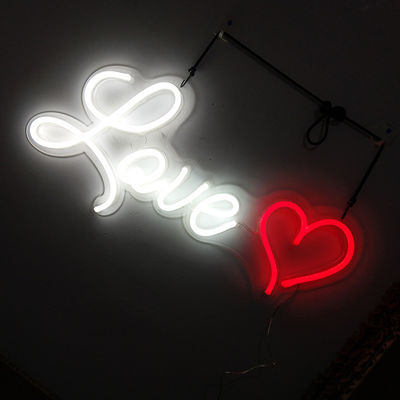 UL Niestandardowy neonowy znak ślubny Miłość Neonowe litery kanałów na ścianę