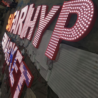 3D podświetlana tablica z literami kanału o grubości 20-200 mm