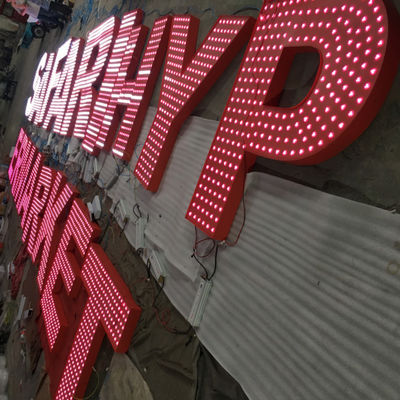 3D podświetlana tablica z literami kanału o grubości 20-200 mm