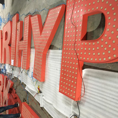 3D podświetlana tablica z literami kanału o grubości 20-200 mm