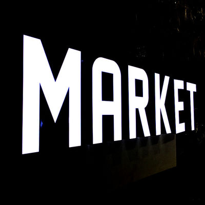 Reklama Led 3D Market Podświetlany list kanału IP67 Wodoodporny