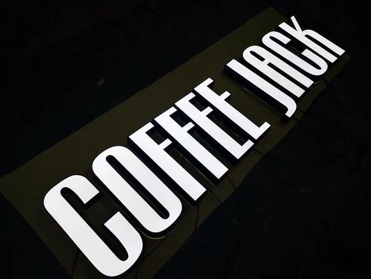 Sfabrykowany metalowy znak listowy 3D Led Light Box Sign