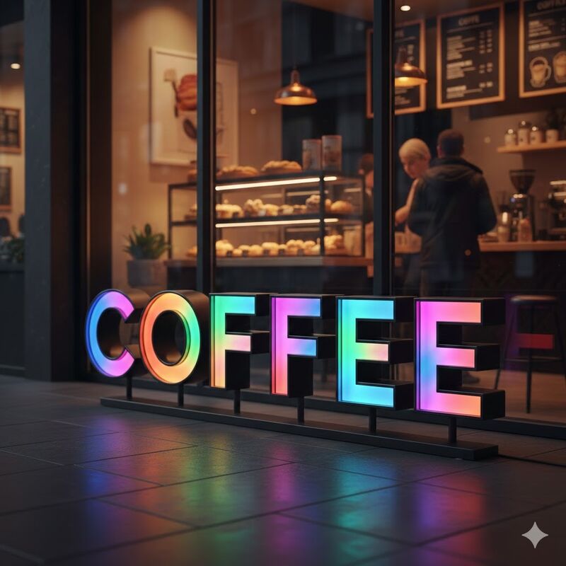 000 godzin Żywotność LED znak litery kanału Typ znak litery kanału Idealny do sprzedaży detalicznej reklamy i rozwiązań sygnalizacyjnych